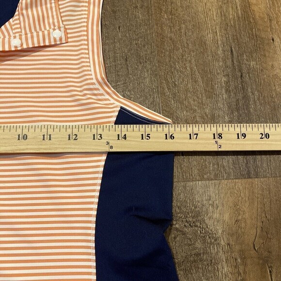 Lole Womens Top Medium Sleeveless Golf Athletic Collared Stretch Striped - Picture 4 of 6